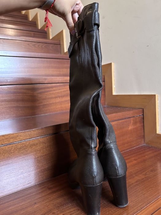 Bota de cano alto da Geox em pele