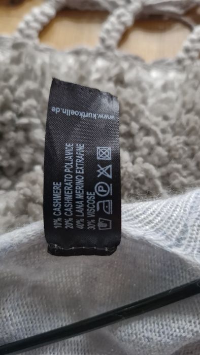 Kaszmir z welna ponczo damskie