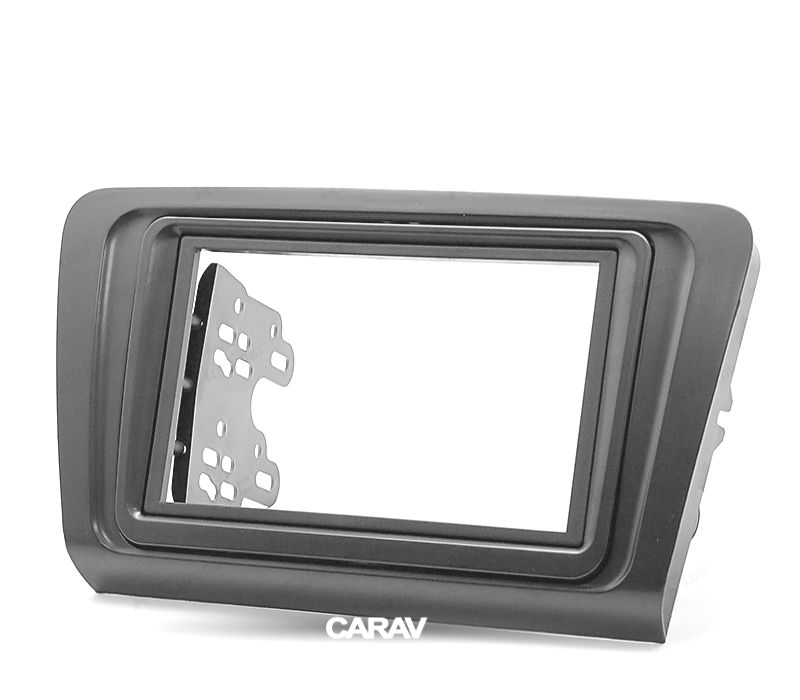 MOLDURA ADAPTADOR PRETO PARA RADIO 2-DIN PARA SKODA OCTAVIA 13+