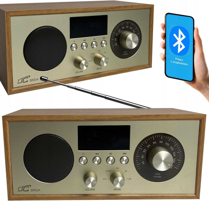 Przenośne radio FM/BT/USB LTC LXLTC511BJ Brda