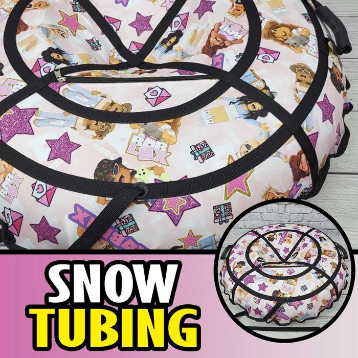 Надувні Санки Ватрушка 100-120см Тюбінг Тюбинг. Роблокс