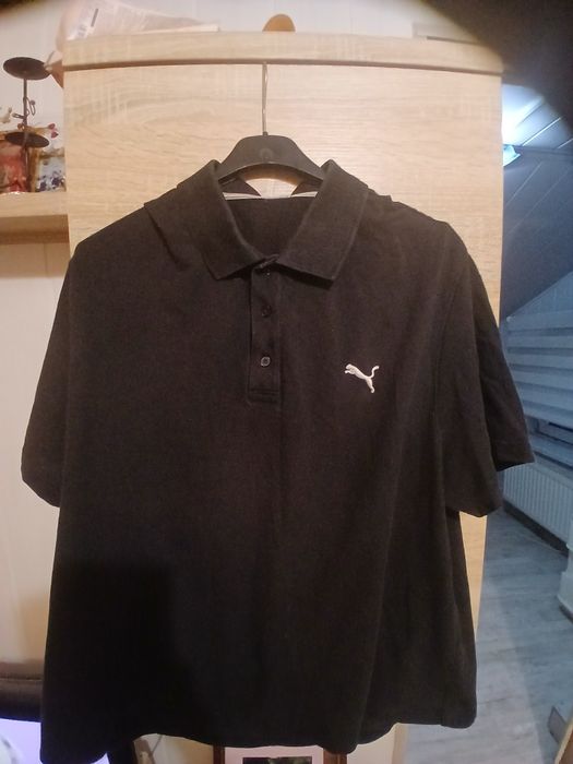 Czarna koszulka polo