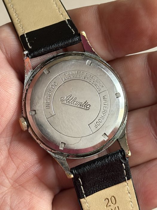 Atlantic Worldmaster Superextra 21 jewels, duzy 38/47mm, sprawny