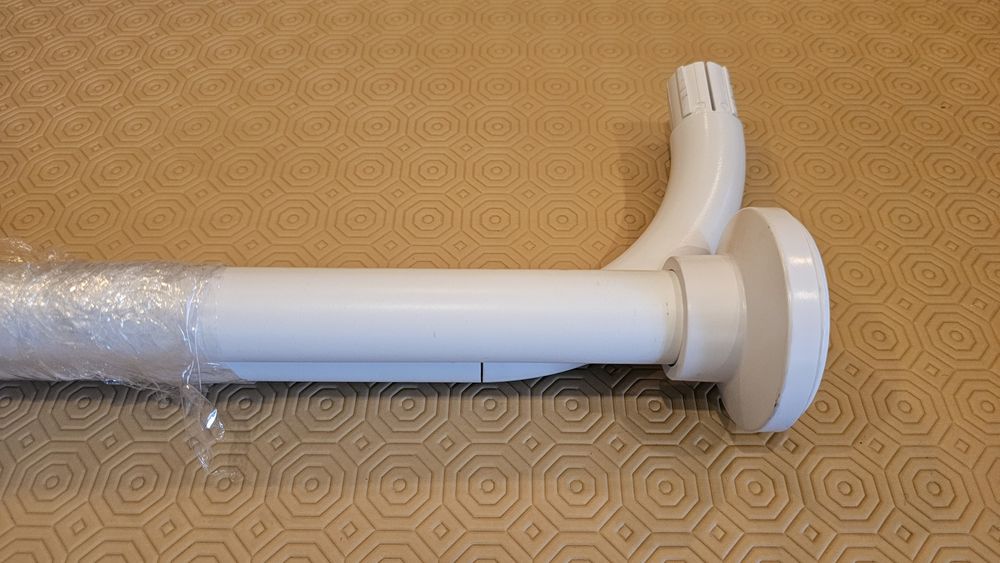 Varão p/cortina de duche - branco