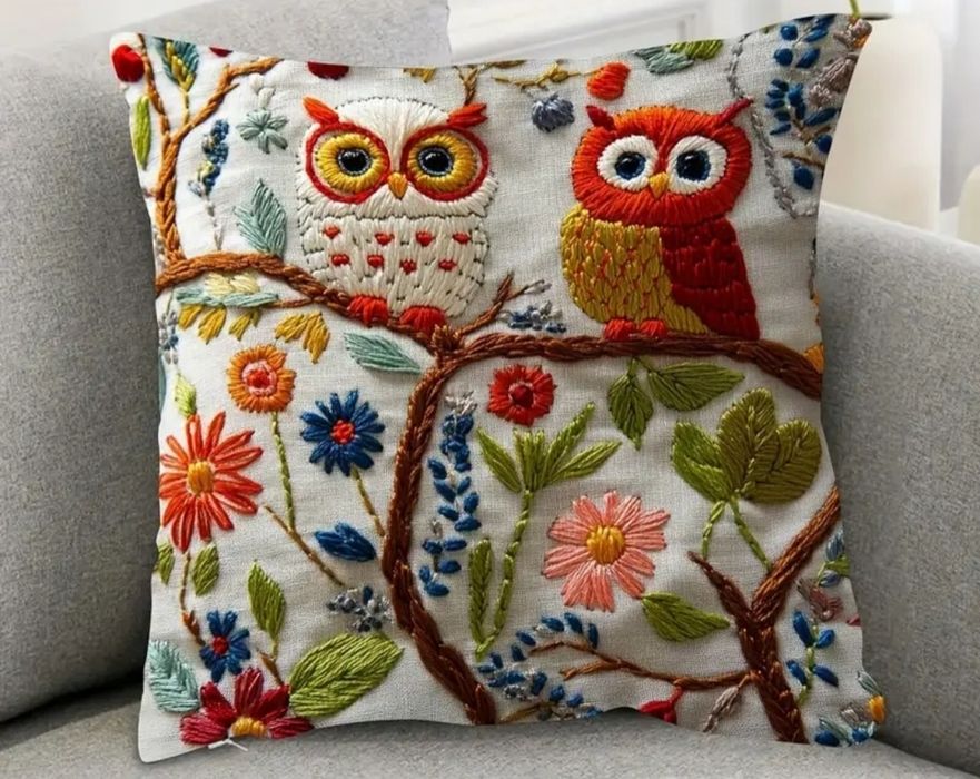 Almofada c/ Mochos Frente e Verso