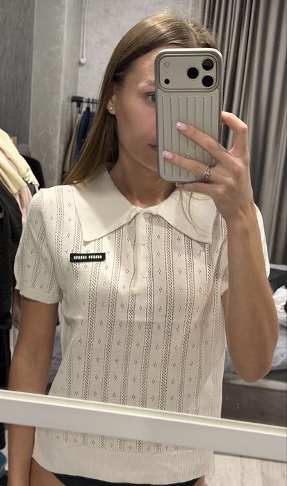 Шикарне ажурне поло Miu Miu нове