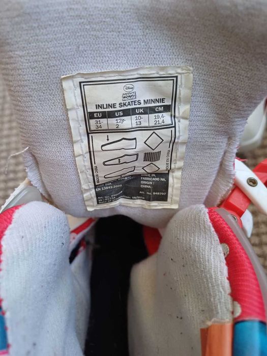 Ролики для дівчинки. 31-34 розмір