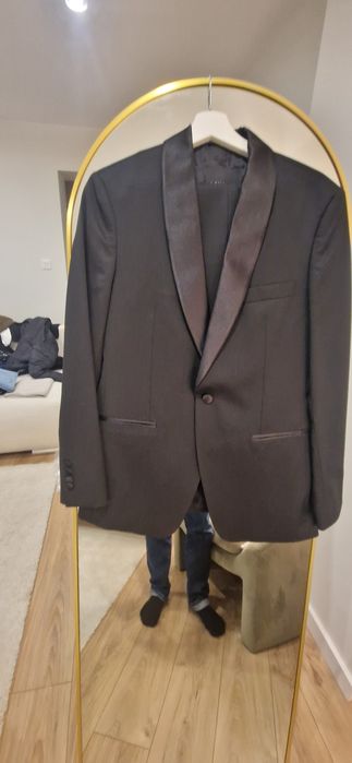 Garnitur smoking czarny