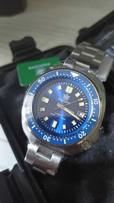 Часы Черепаха STEELDIVE SD1970 хомаж  Seiko Captain Willard. 200м.