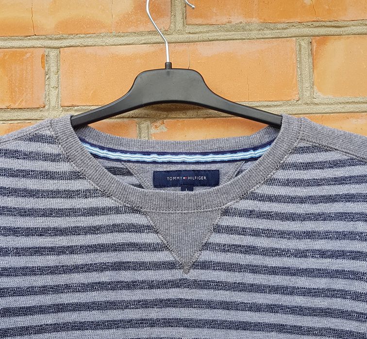 TOMMY HILFIGER кофта світшот смугастий оригінал L