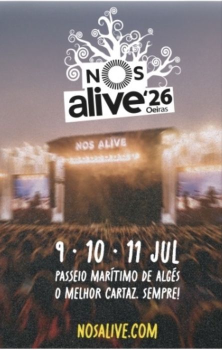 NOS ALIVE 2 bilhetes