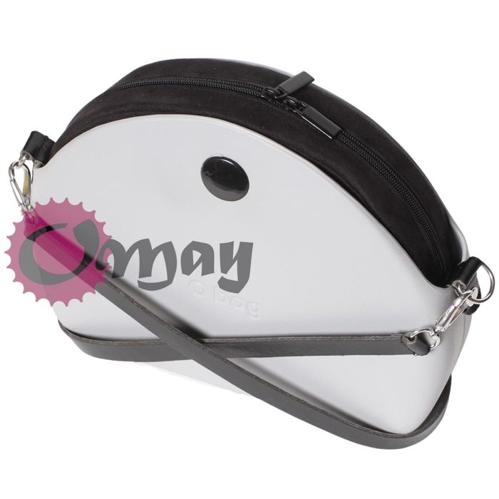 organizer do OBAG MOON LIGHT eko zamsz czarny suwadła 2 kieszenie OMAY