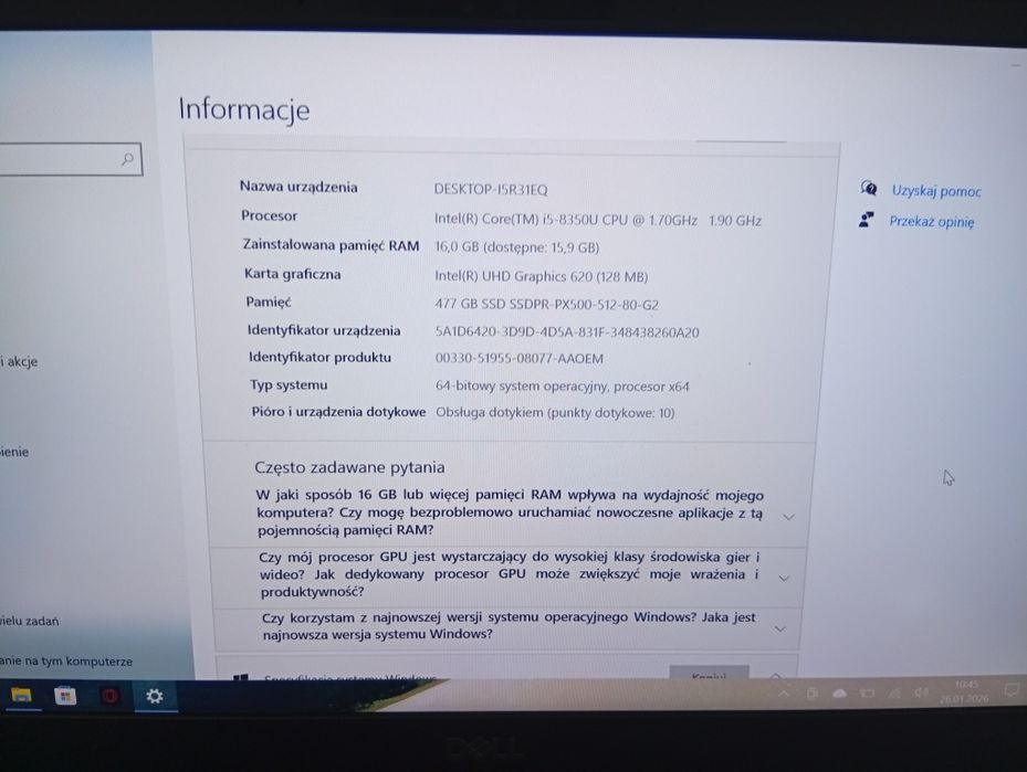 Netbook Dell zapraszam