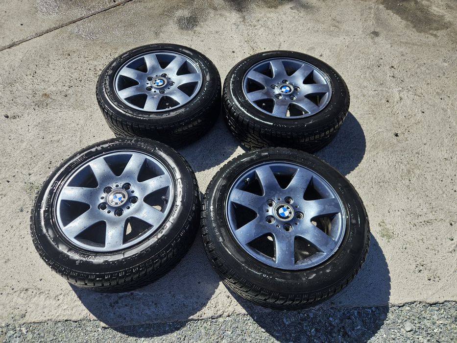 Alufelgi BMW 5x120 et47 205/55/16 7jx16h2 NÓWKI OPONY Koła alusy felgi Bmw E90 E91 F20 E87 E81 E46 E36 E93 E82 opony zimowe NOWE