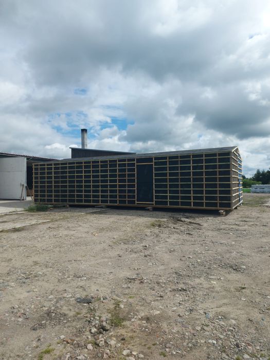 Dom modulowy nowoczesna stodola 75 m2 SSO z ociepleniem SIP 174