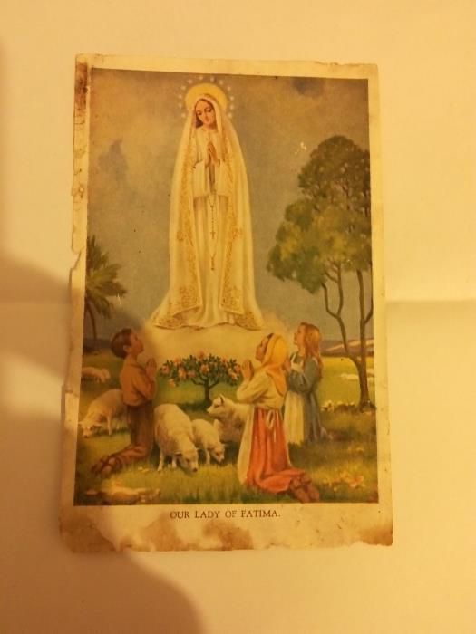 Postal N.S. Fátima Impresso na Inglaterra