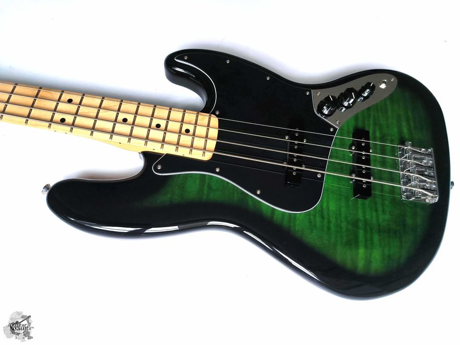 Mint Fender Limited Edition Player Jazz Bass Plus Top 2022 Green Burst