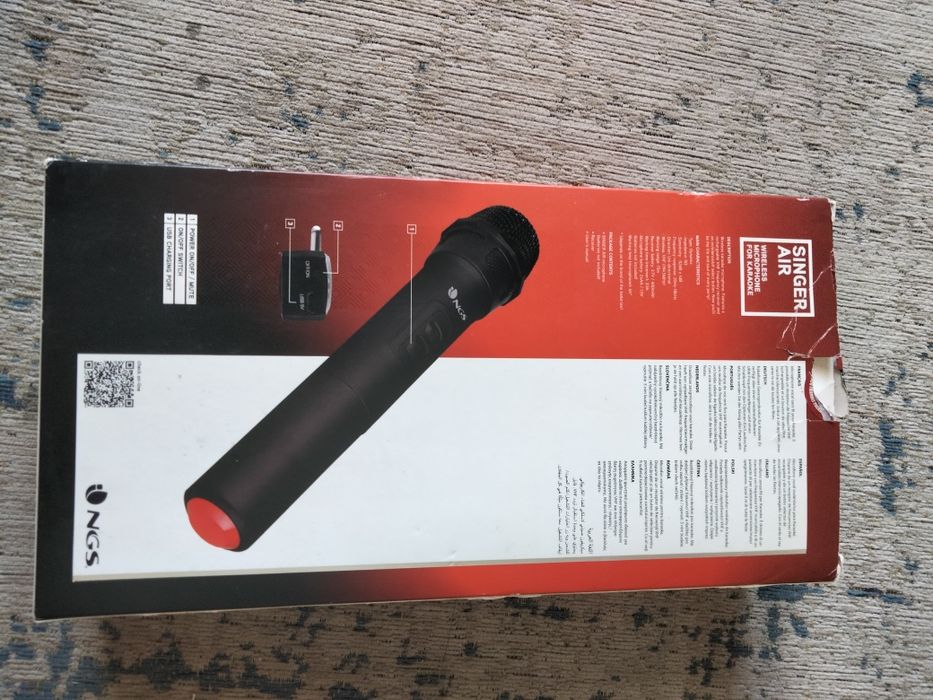 Vendo microfone novo NGS