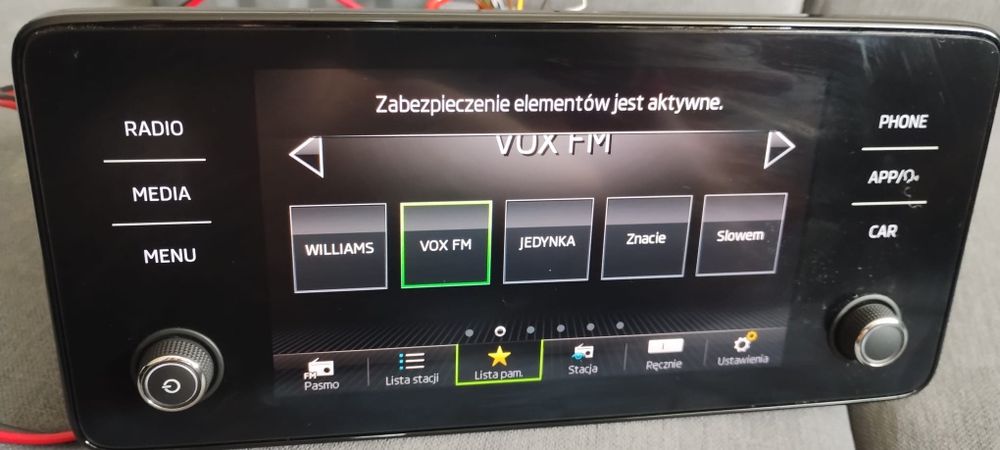 Radio samochodowe Skoda Rapid ,Scala,Kamiq