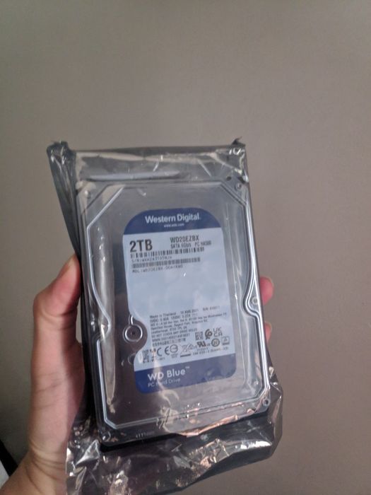 Накопичувач жорсткий диск HDD SATA 2.0TB WD Blue