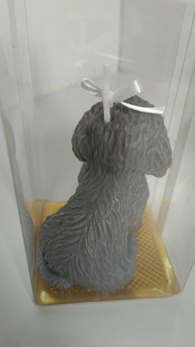 Vela Artesanal Aromática - Cãozinho.