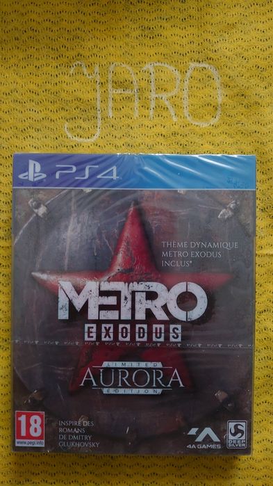 Gra PS4 Metro Exodus edycja limitowana Aurora steellbook! Nowe w folii