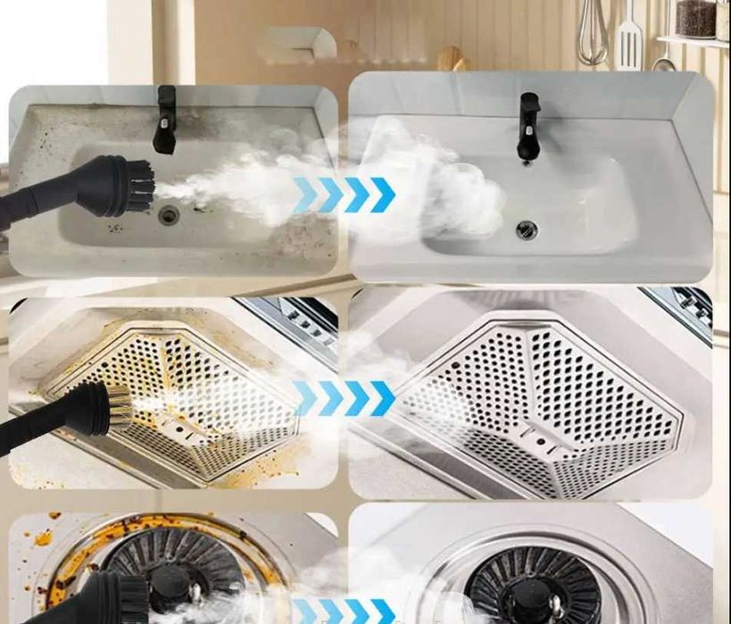 Пароочисник +28 насадок / Пароочиститель / Парогенератор для дому ‼️