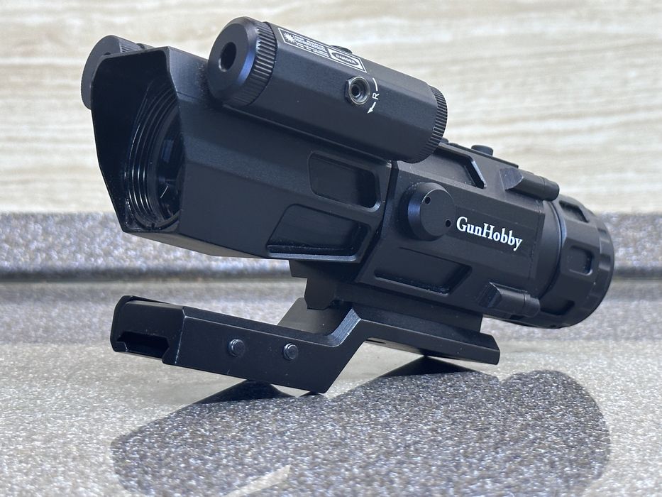 Призматический прицел 4х с ЛЦУ