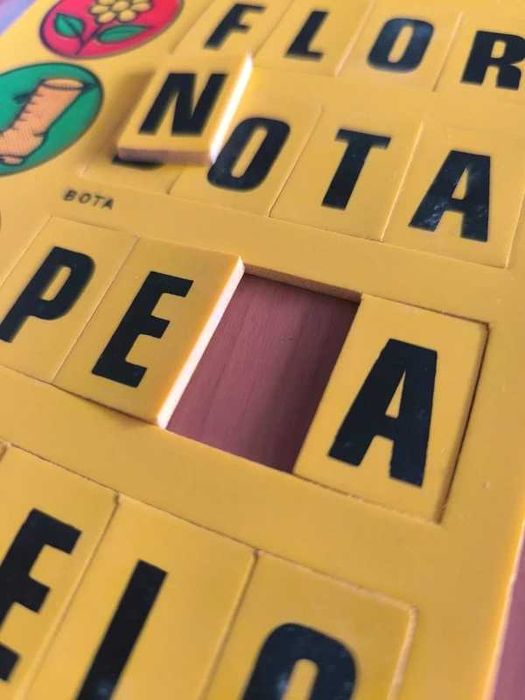 Loto Letra - Um Jogo que Ensina a Ler Vintage Policor