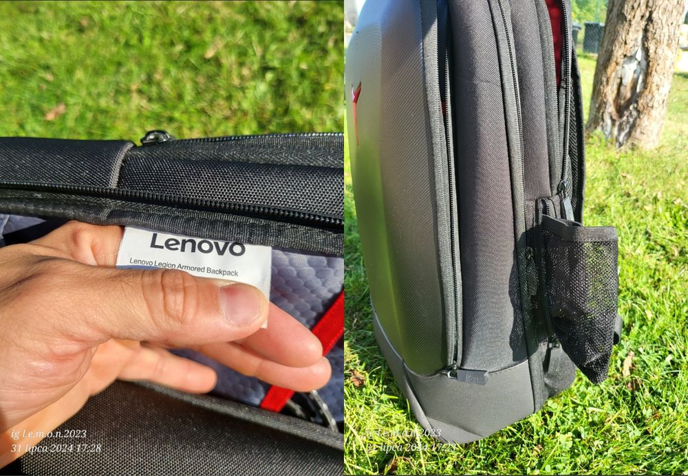 Plecak Lenovo Legion Armored na laptopa, notebooka, tableta, gamingowy
