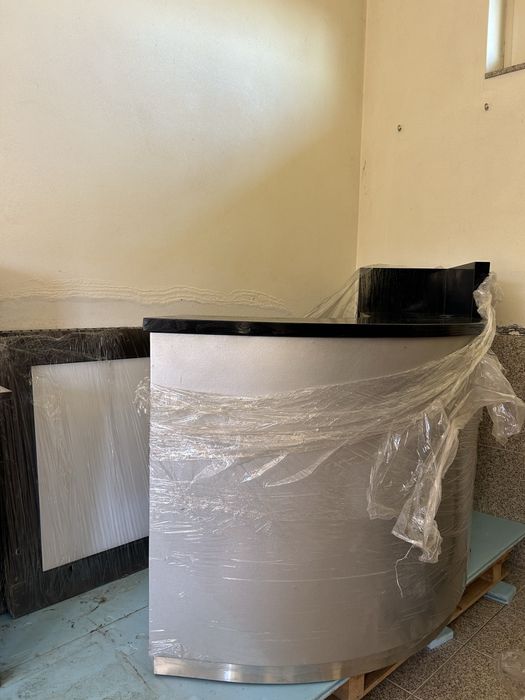 Conjunto de mobiliario de cabeleireiro