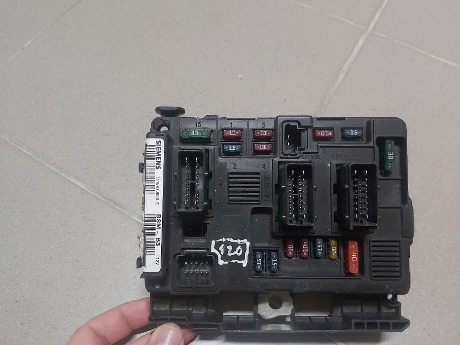 Centralina peugeot bem caixa fusíveis