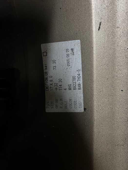 Jantes 17 originais Work Emotion CR Kai