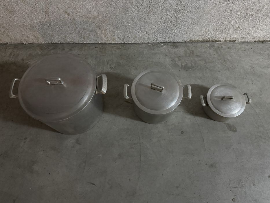 Conjunto panelas em aluminio