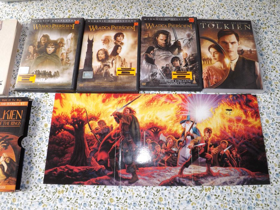 Tolkien  władca pierścieni Gollum kolekcja dvd filmy bajki