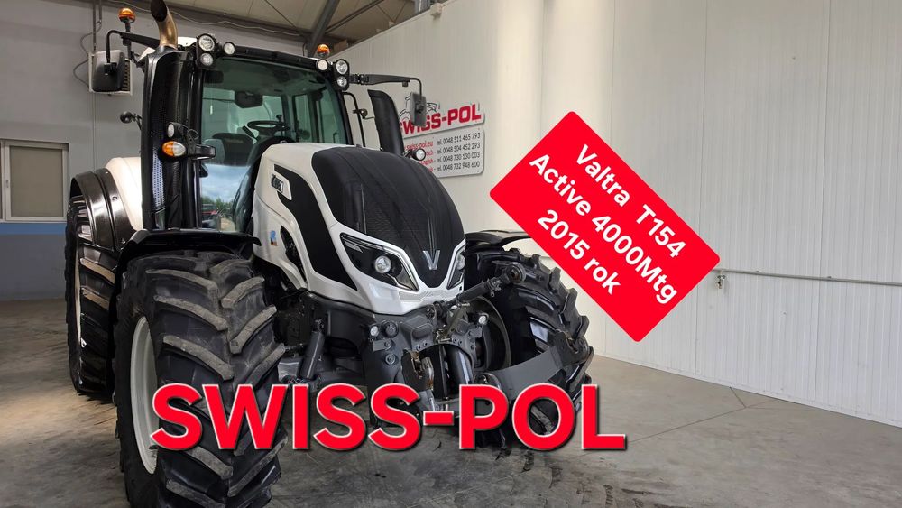 Valtra T 154 Active Biała Perła 2 sztuki T174 Versu pod GPS N154 Versu Fendt Vario Claas Arion John R John M New Holland T6 T7  Posiadamy Transport 716 Vario Profi 718 Vario Tms Maxxum Arion 650