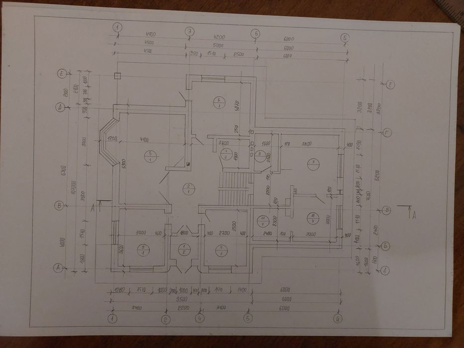 Архітектурні креслення планів/фасадів