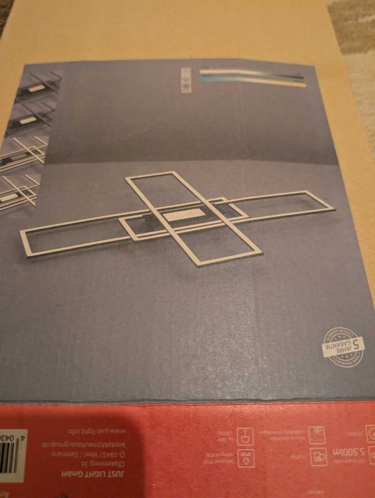 LED люстра,лампа 5500lm з пультом | 3 режими світла | нова, світлодіодна