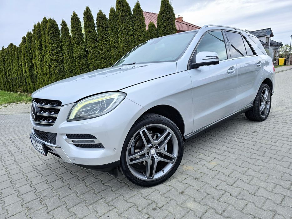 Mercedes ML350 BlueTEC 258KM 185tys 4Matic, Webasto, Wentyle, Harman