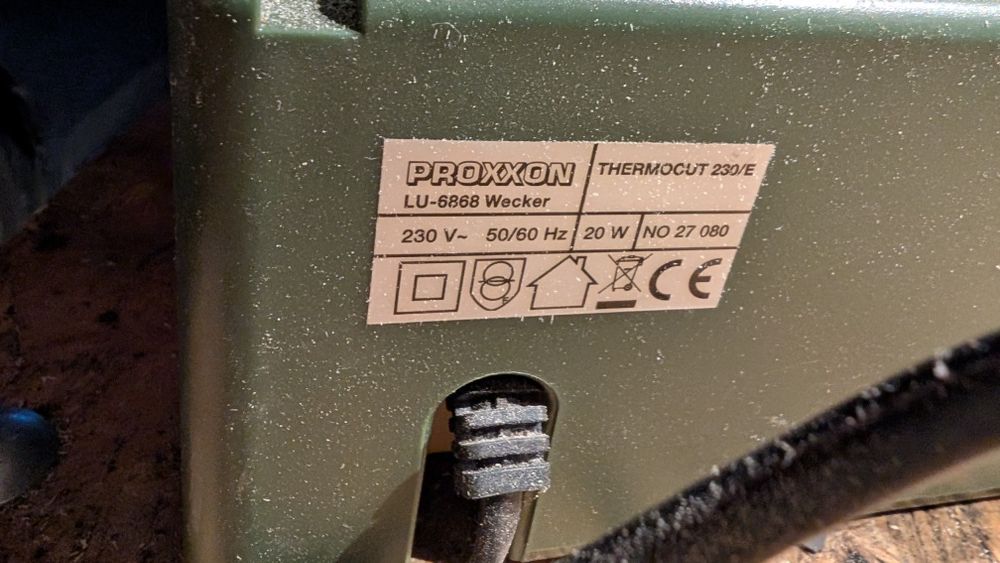 Proxxon ds230 ks230 thermocut 230 akcesoria