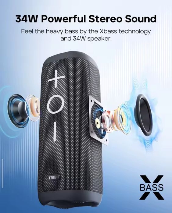 TRIBIT StormBox 2  Bluetooth.5.3  34 w Новая оригинальная колонка.