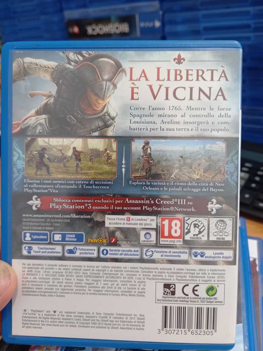 Assassin's Creed III Liberation ANG PS VITA sklep karta