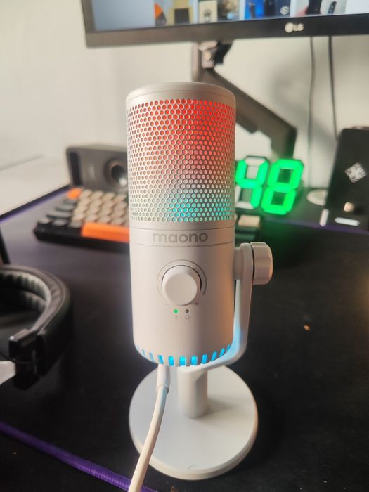 Maono Dm30 RGB biały