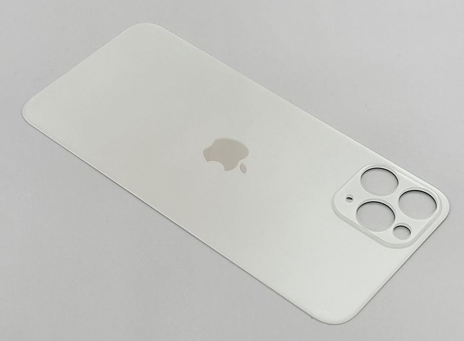 Klapka tylna obudowa do apple iPHONE 11 PRO MAX srebrna / biała