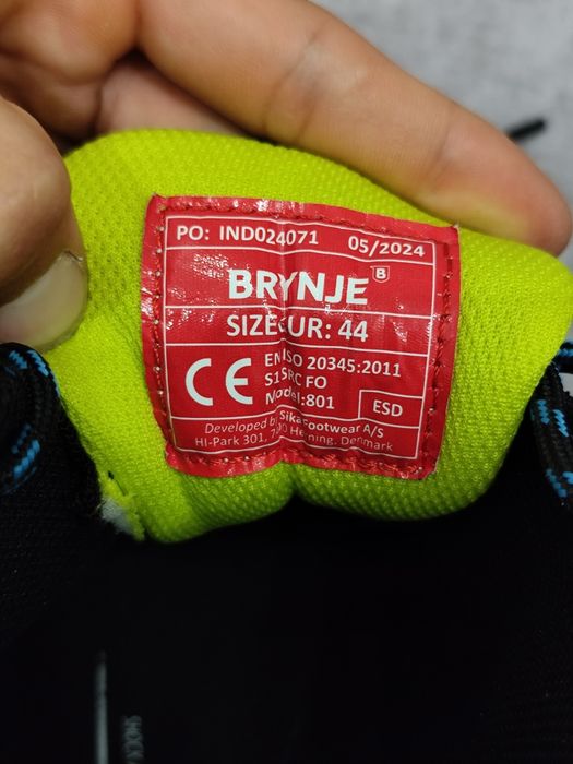 Захисне взуття BRYNJE RAZOR 'S1' SRC ESD FO
 'S1' ESD SRC