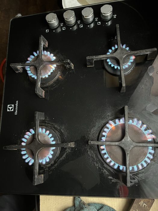 Płyta kuchenka gazowa do zabudowy INOX na gaz z butli