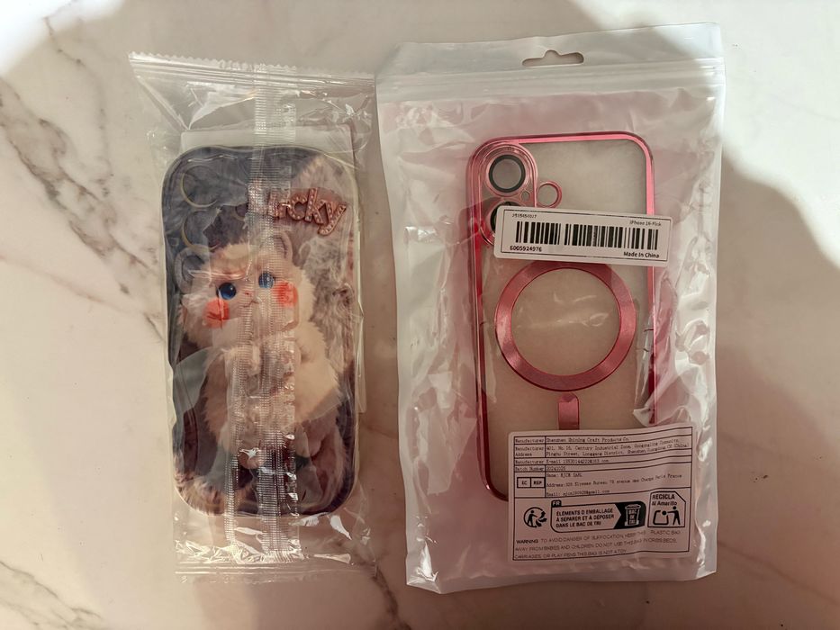 Dwa pokrowce etui case na iphone 16