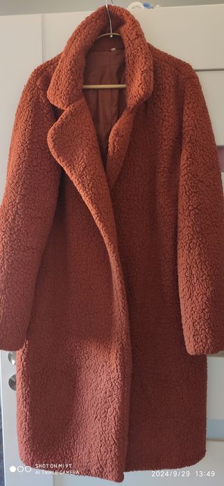 Plaszcz polar ceglasty