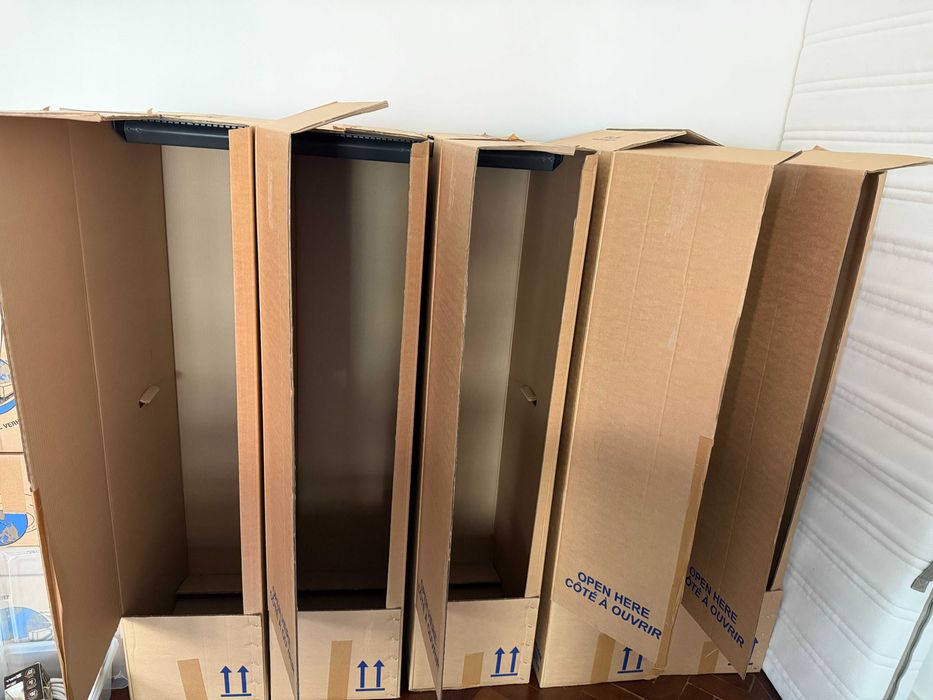 Caixas de cartão mudanças RAJA — lote 74 caixas + bolha