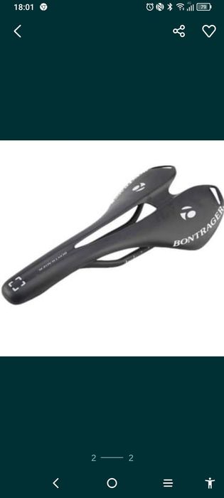 Bomba bicicleta, Selim bontrager carbono ultralight